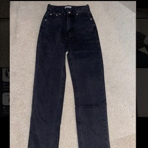 Brand new black mom jeans from beginning boutique